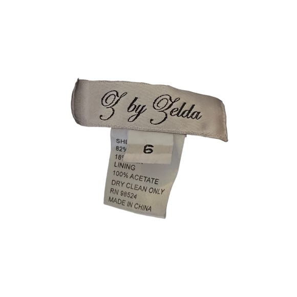 Z by Zelda Black Velvet Pants Size 6 Back Zip - Picture 4 of 5